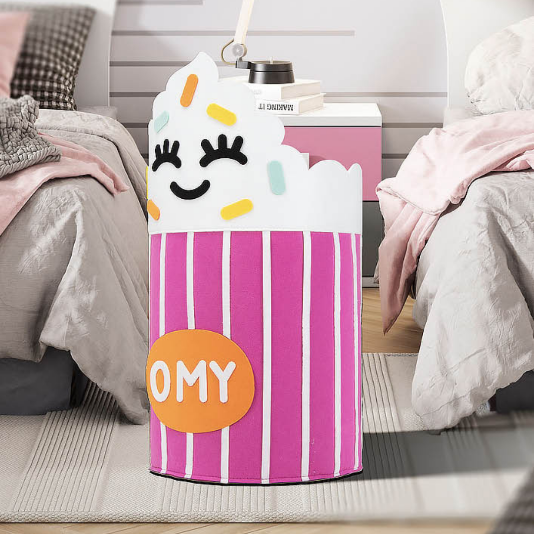 OMY Popcorn Felt Storage Basket