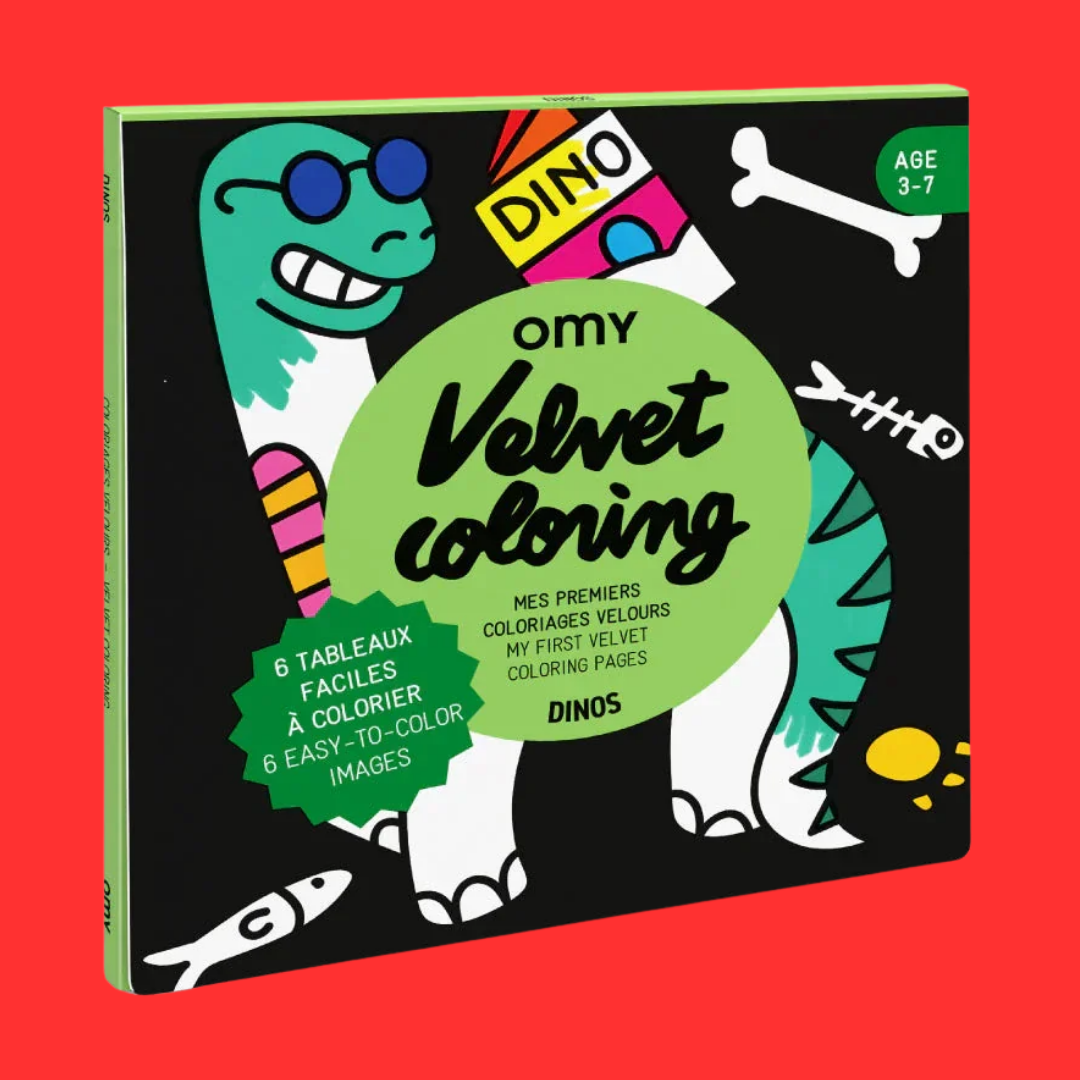 Colouring with OMY Dino Velvet