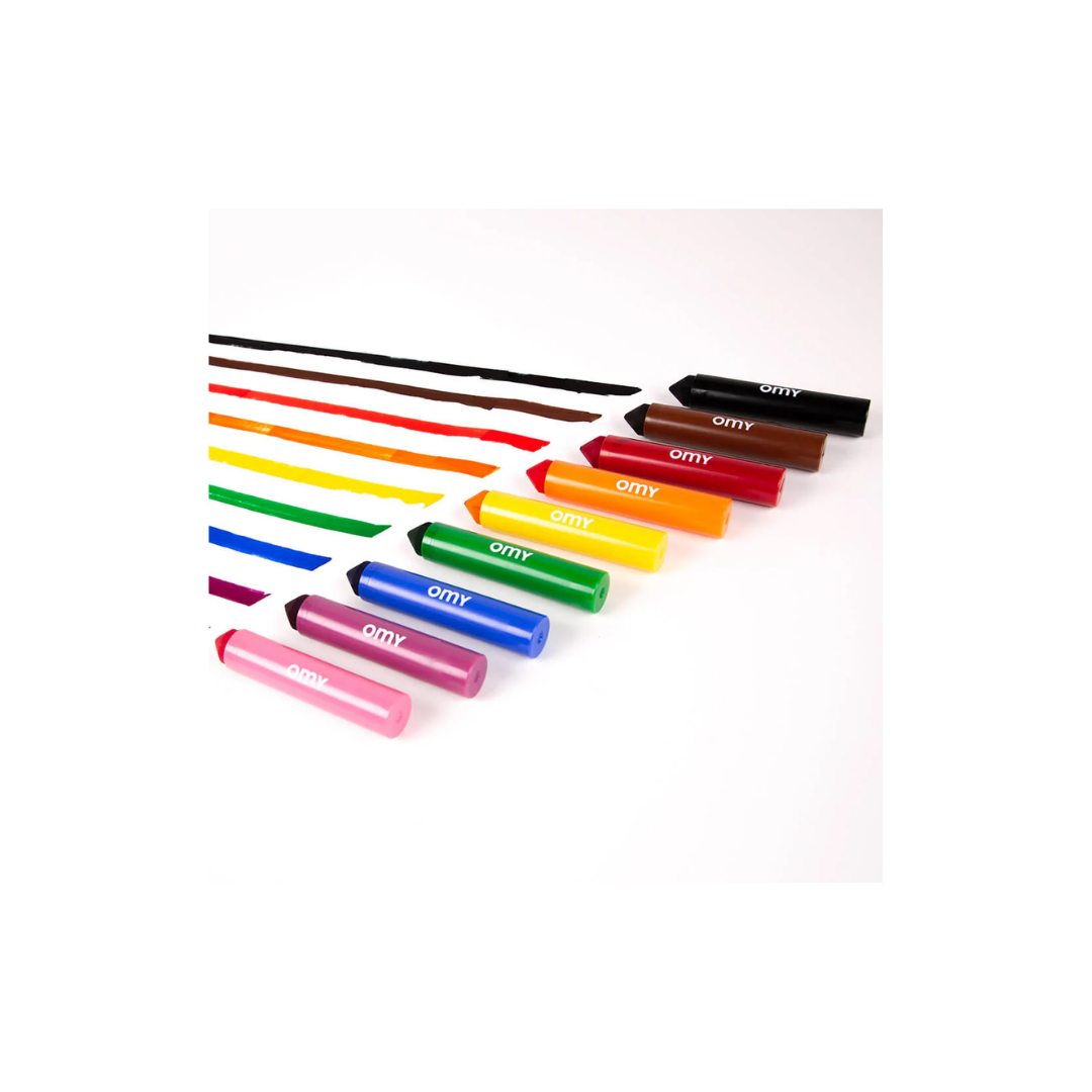 Jumbo Pens for Babies, pack of 9.  OMY