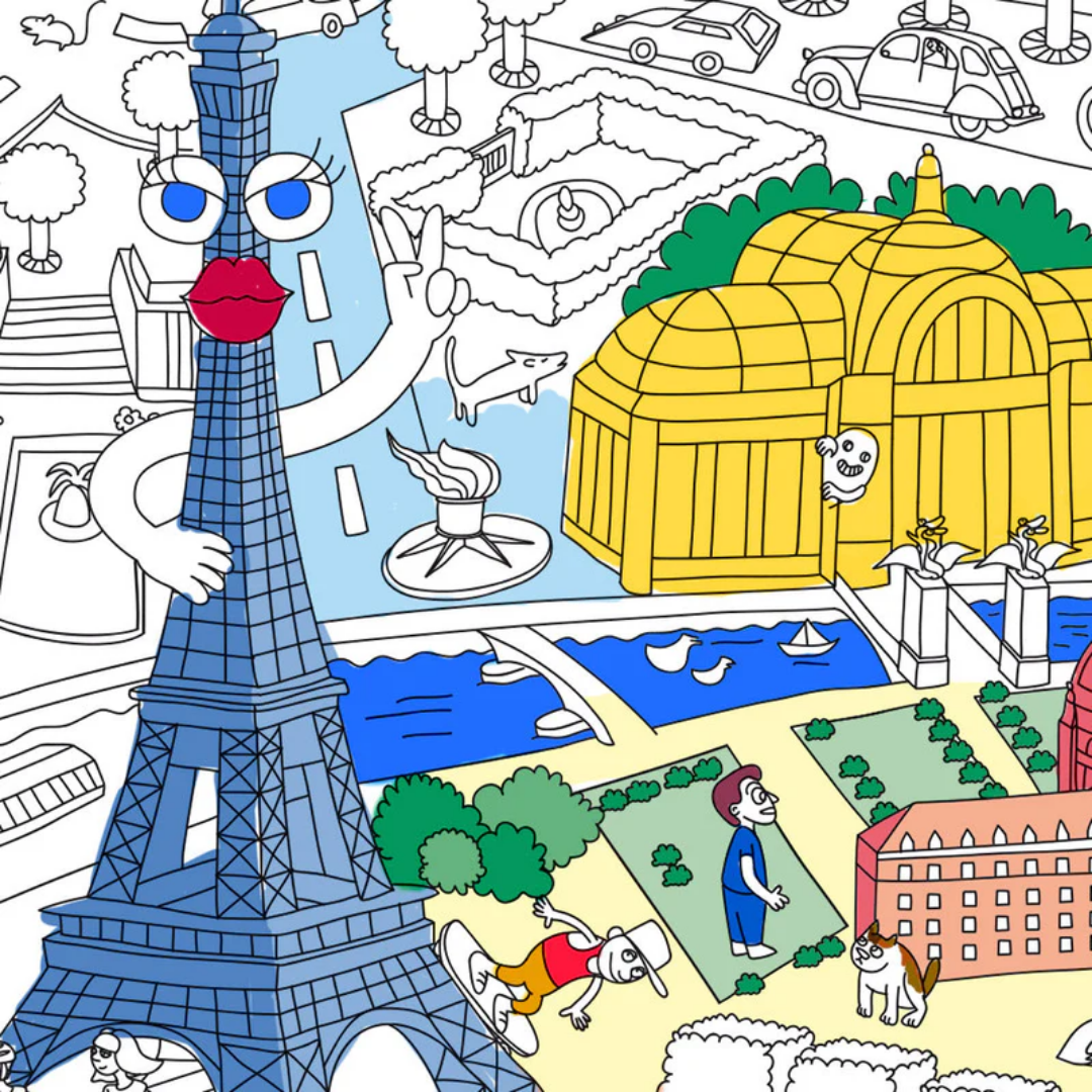 Póster Gigante p/Col. Paris OMY