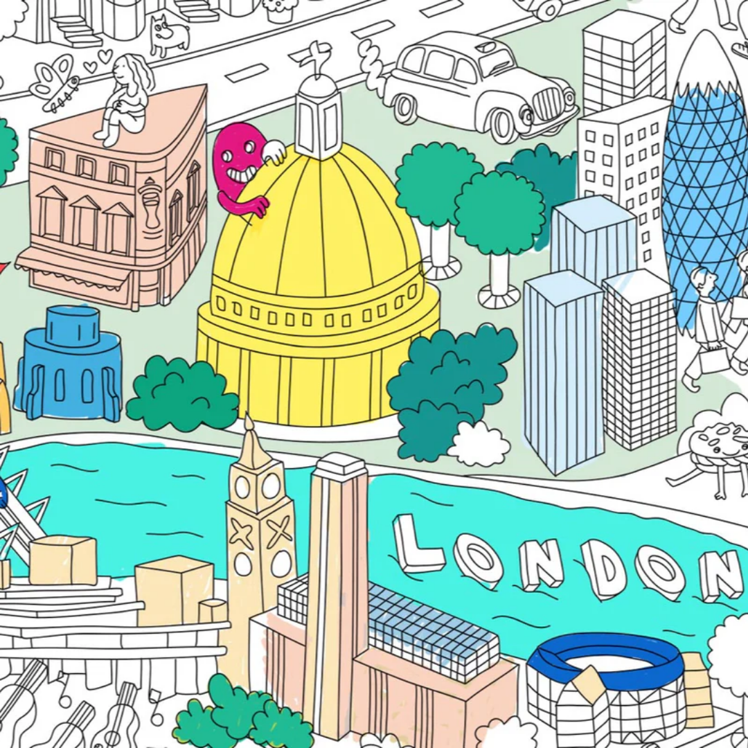 Póster Gigante p/Col. Londres OMY
