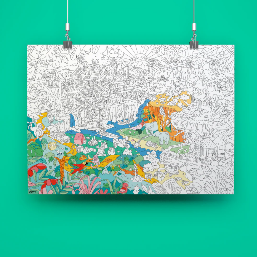 Giant Poster for the OMY Jungle Collection