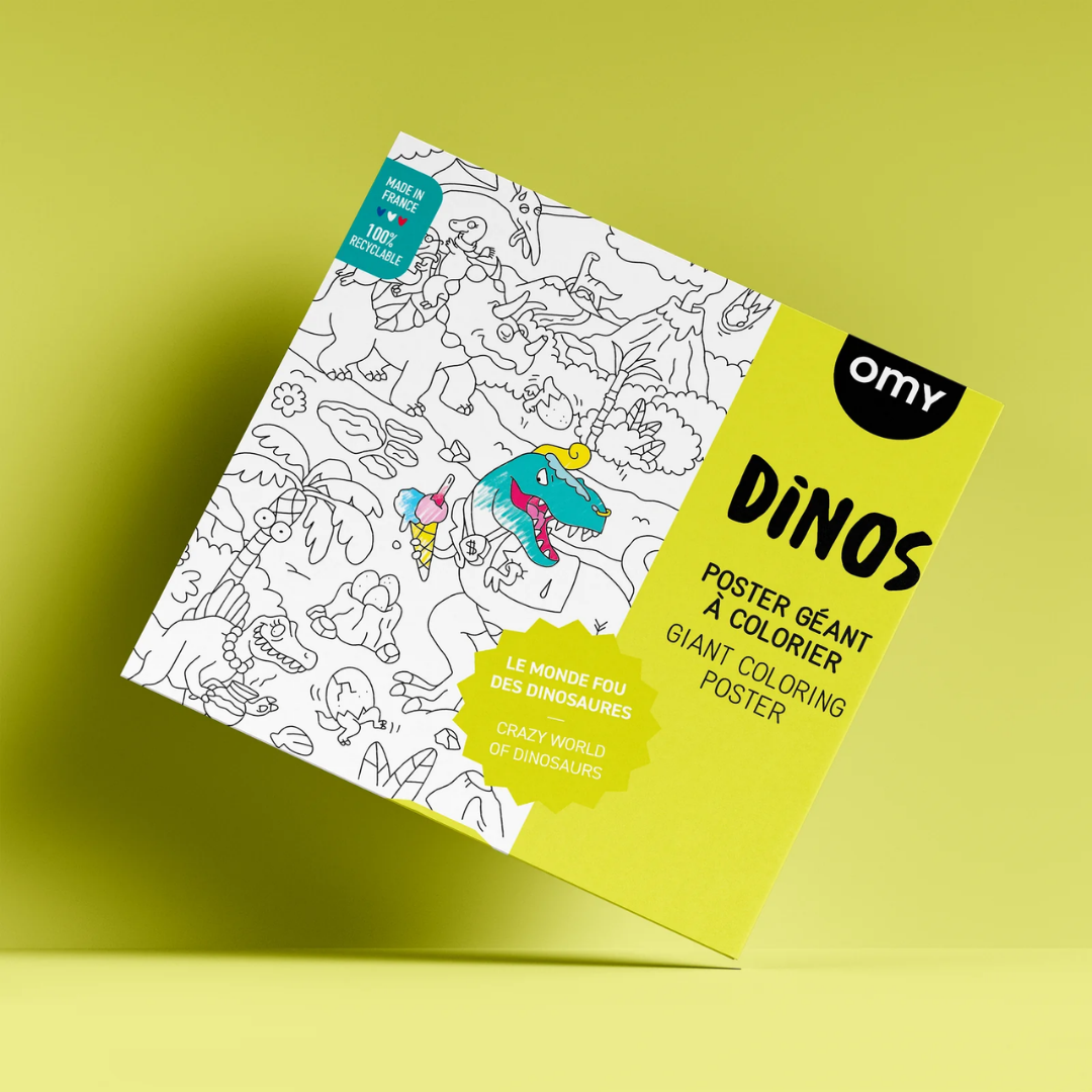 Giant Poster for the OMY Dinosaur Collection