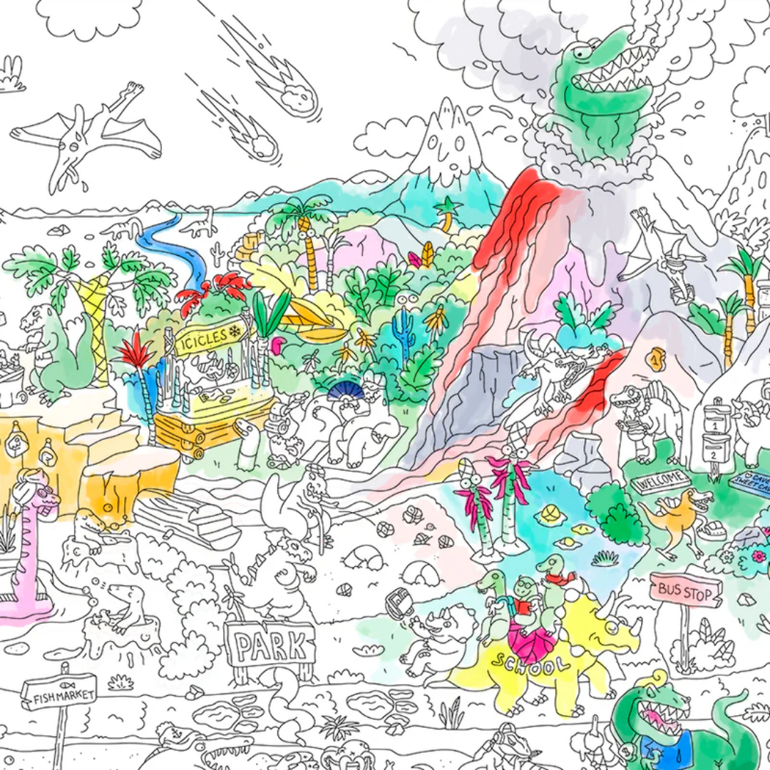 Póster Gigante p/Col. Dinoss. OMY