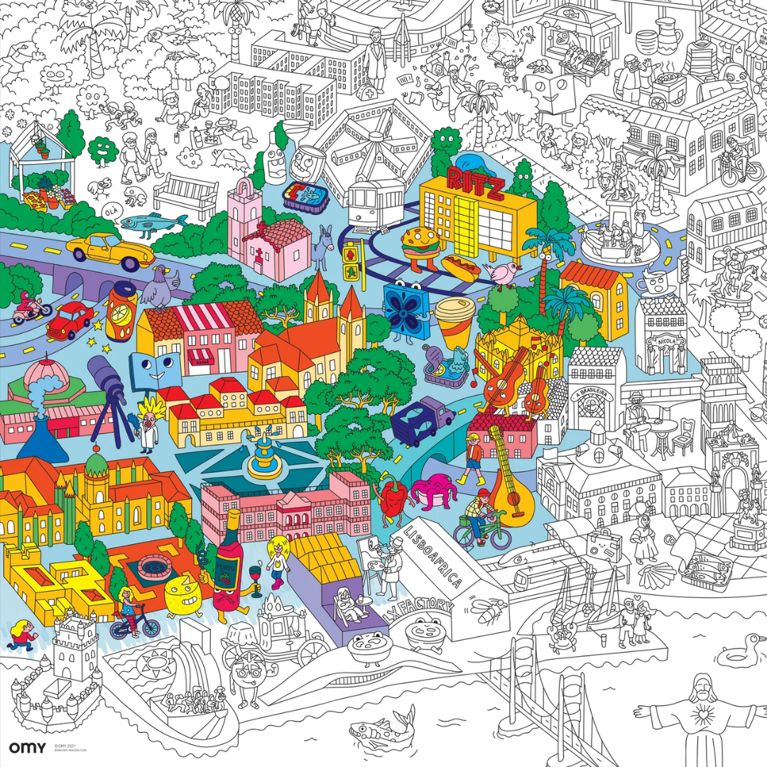 Póster Gigante p/Col. Lisboa OMY