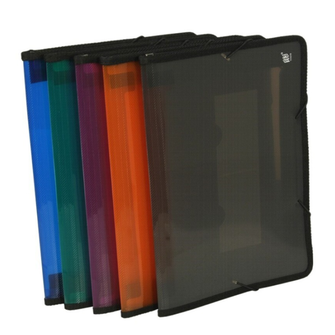 Galaxy PSS Transparent Folder with Elastic Bands