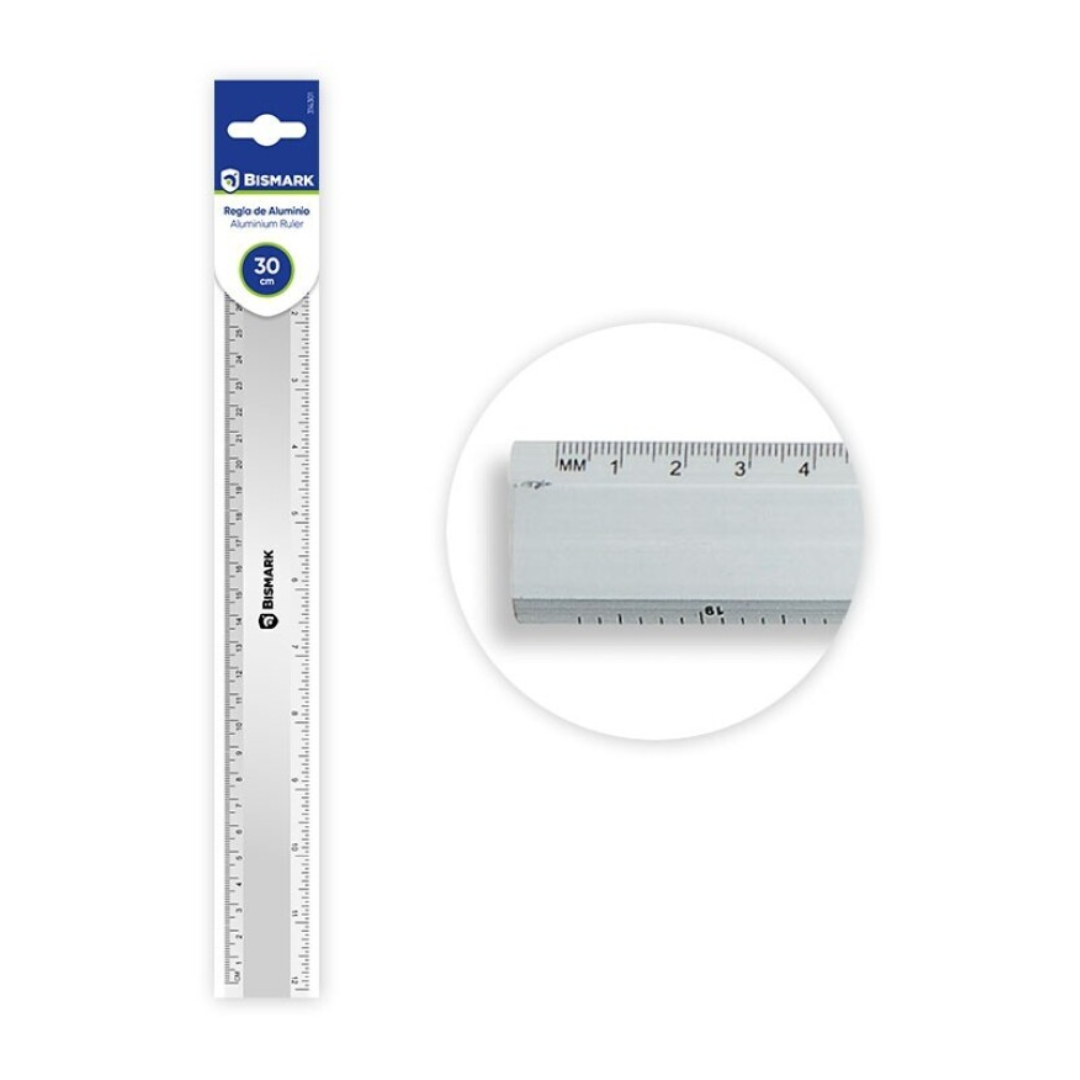 Bismark PSS 30cm Aluminium Ruler