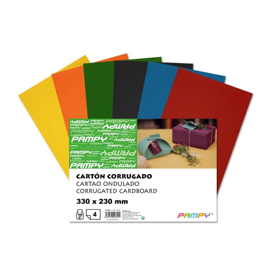 Block of 4F 23x33 PSS corrugated card