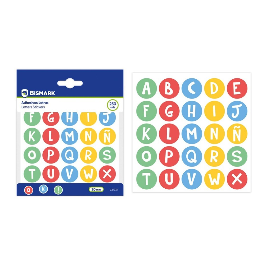 2cm PSS Letter Stickers