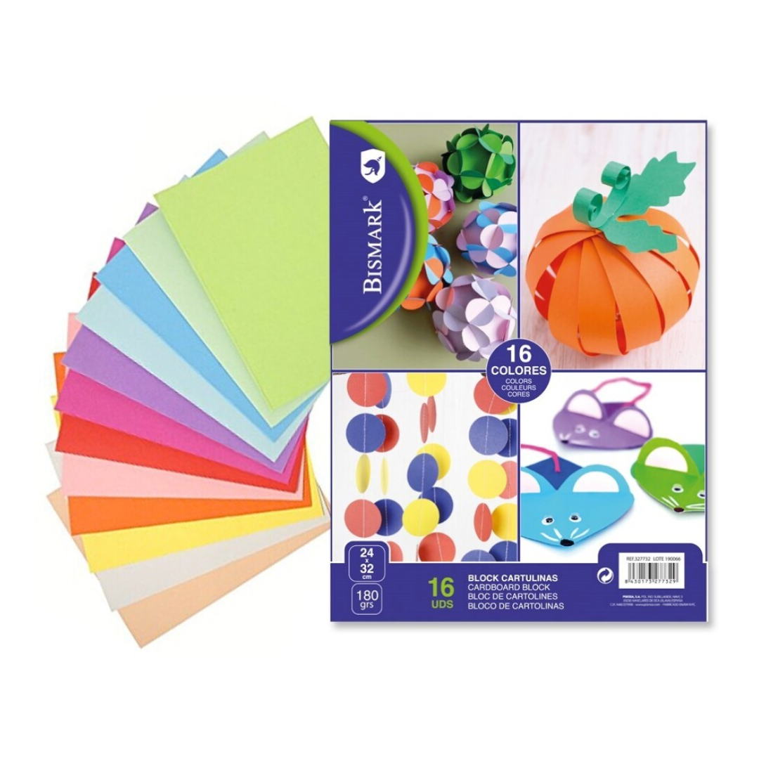 24x32cm 16F Bismark PSS coloured card pad