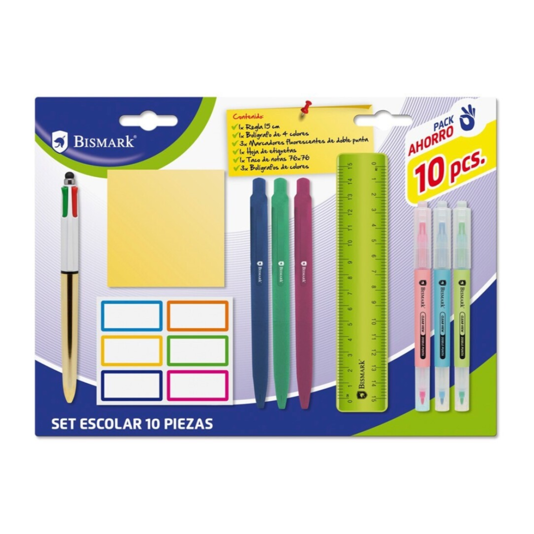 Cj School Supplies 10-piece set Bismark PSS