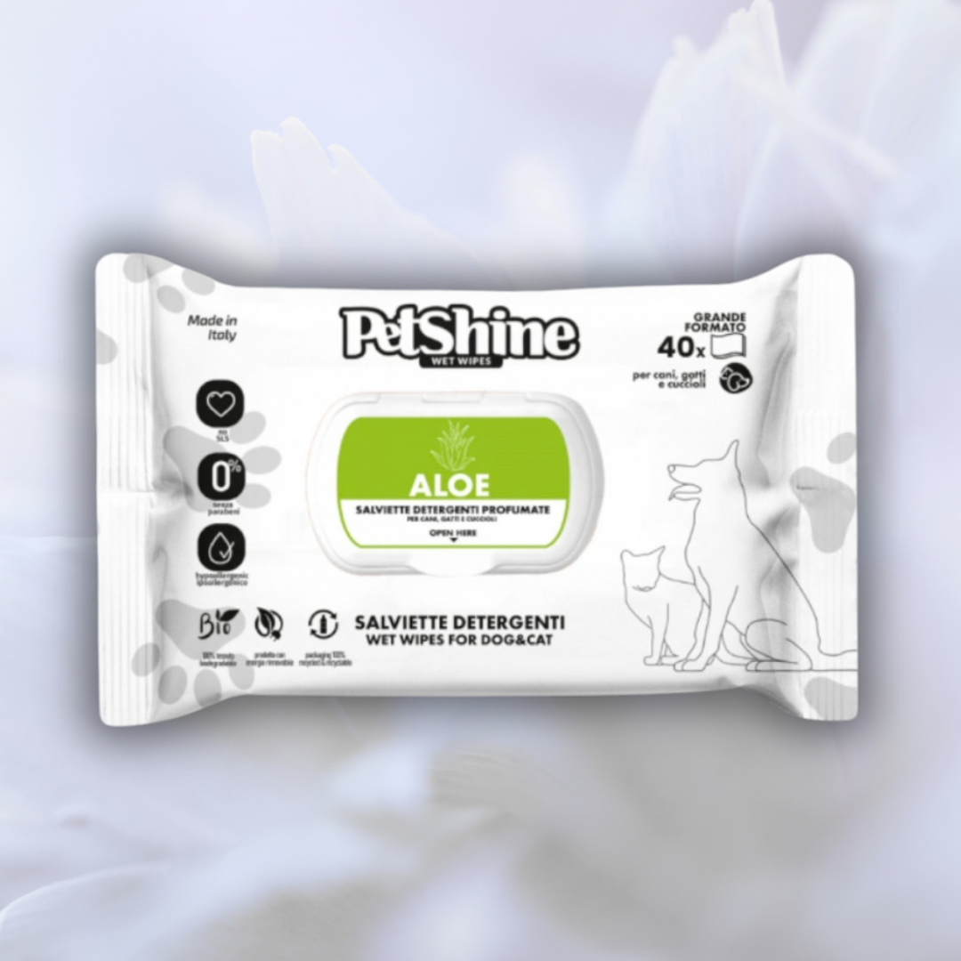 Aloe Vera Wipes, 40 pcs. Petshine PP