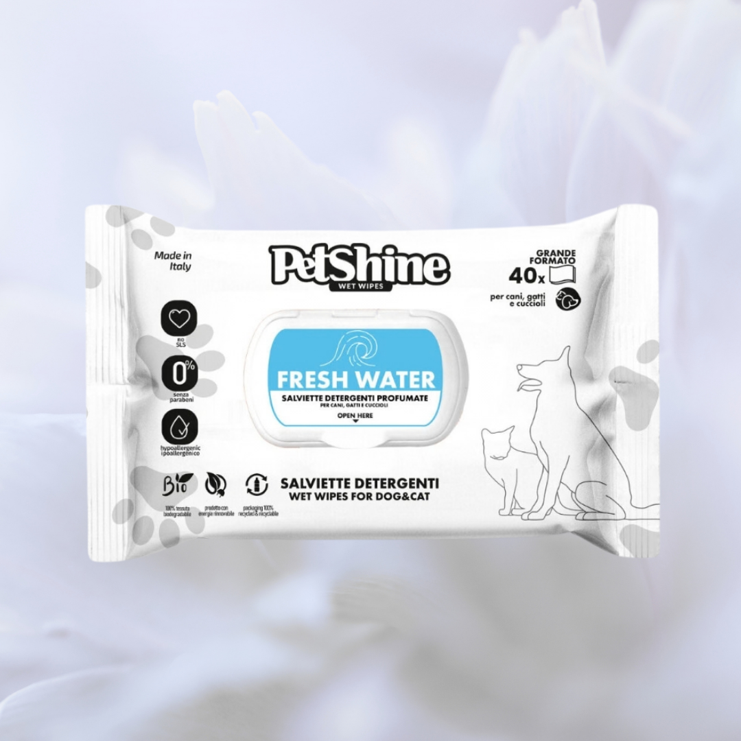 Água Fresca Wipes, 40 pcs. Petshine PP