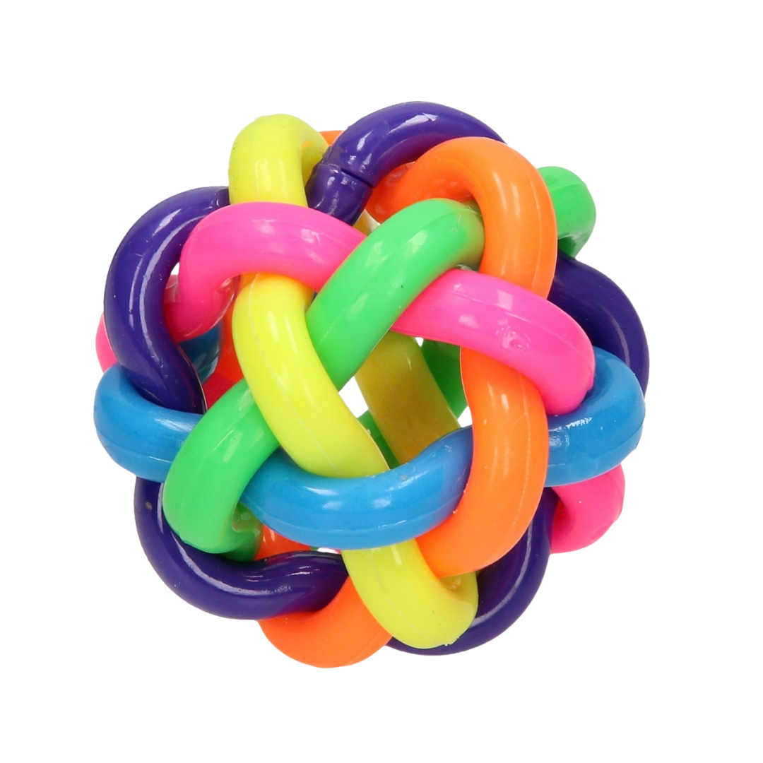 Brinq. Rainbow Ball Dog Tubes M Pawise PP