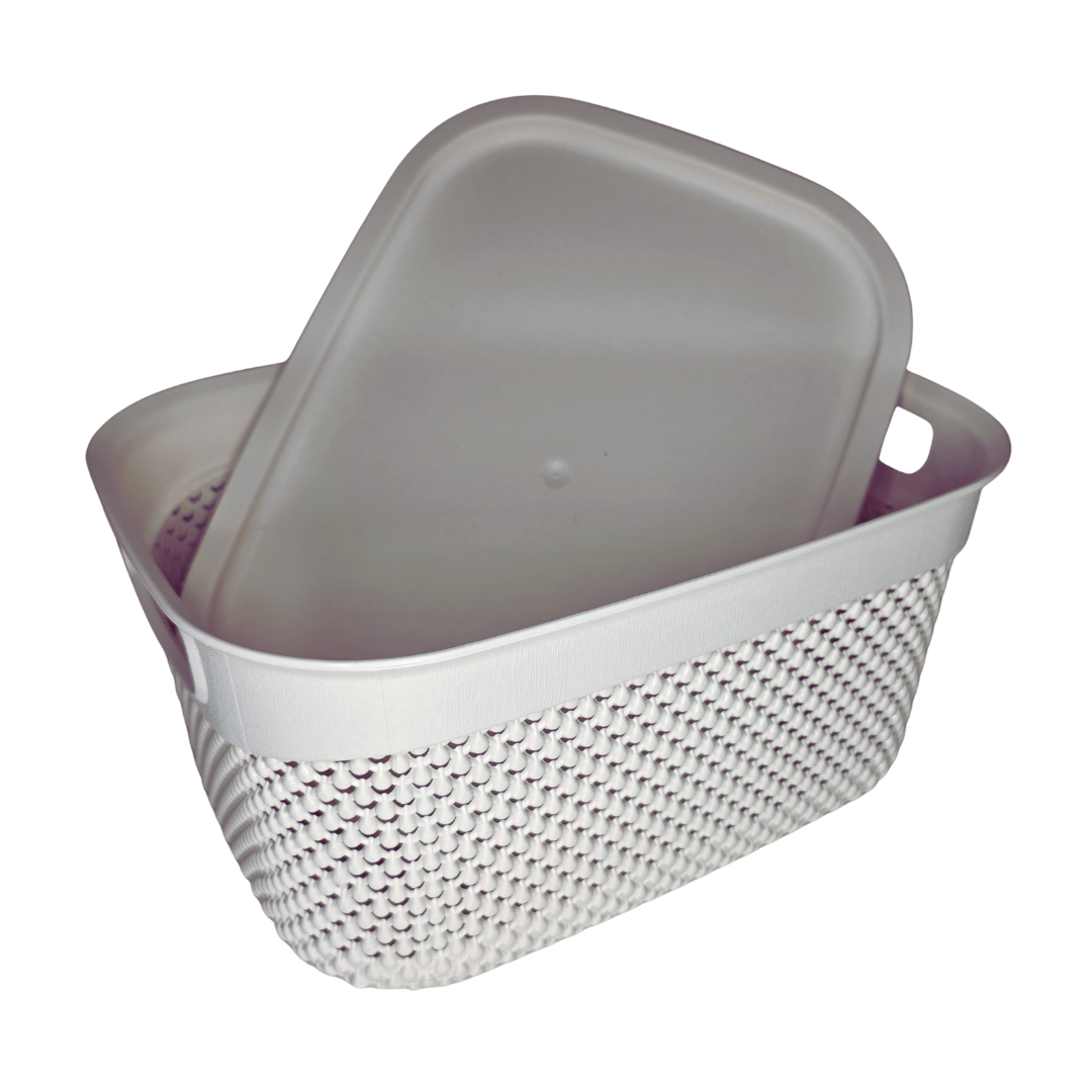 Cesto design Gotas c/Tampa 6,6l UCS