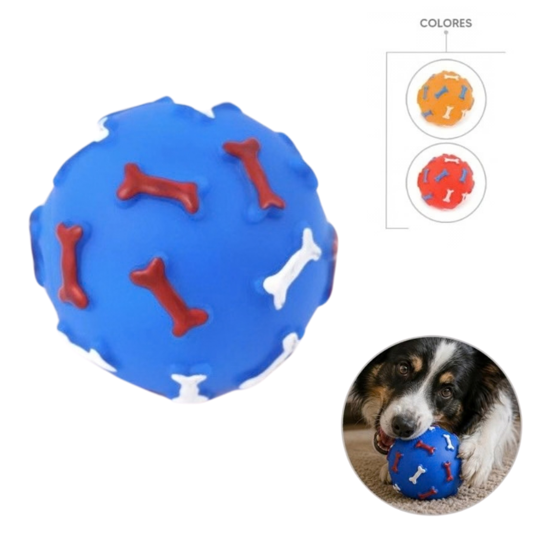 Brinq. Cão Bola vinil 8cm YMY