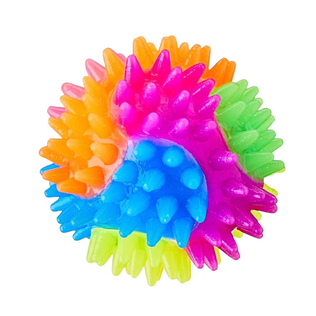 Brinq. Rubber ball for dogs with LED, 7.5 cm, YMY