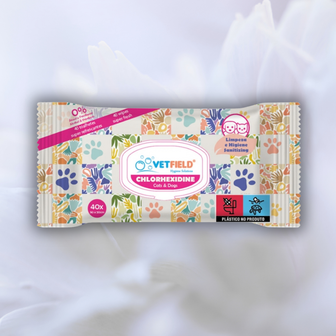 Chlorhexidine wipes, 40 units. VETFIELD
