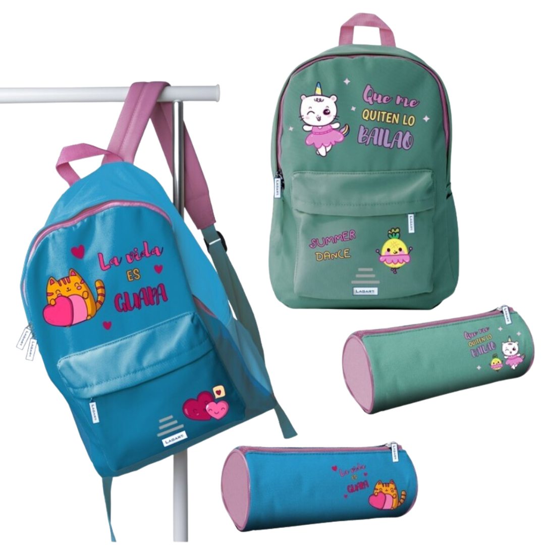 Backpack with PSS storage pouch