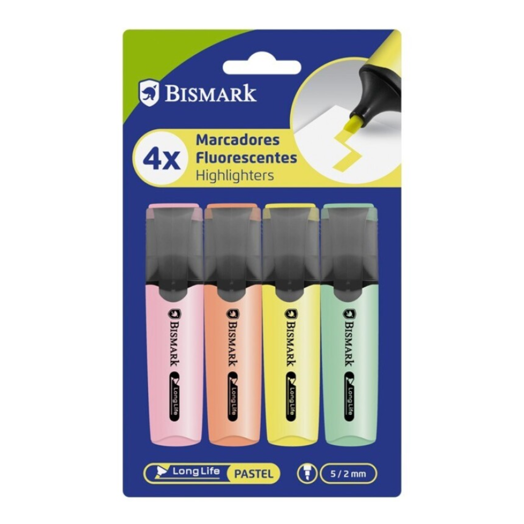 Long Life Pastel Highlighter, 4-pack. PSS