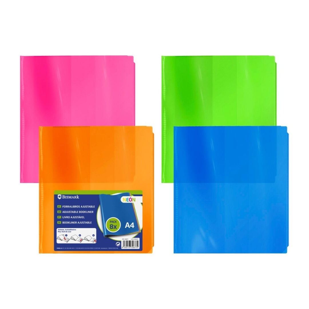 Adjustable Book Covers 30.5 x 62 cm, 8 pcs. PSS