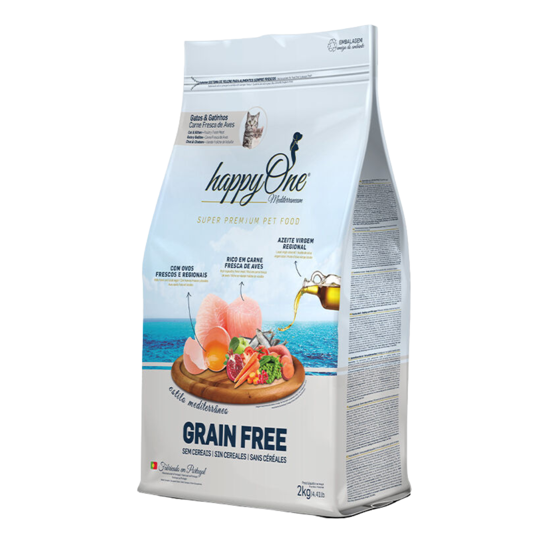 HappyOne Mediterraneum Cat & Kitten 2kg