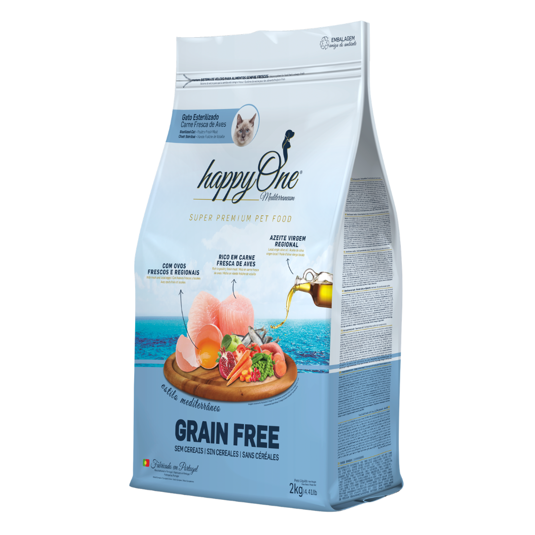 HappyOne Mediterraneum Cat Sterilised 2kg