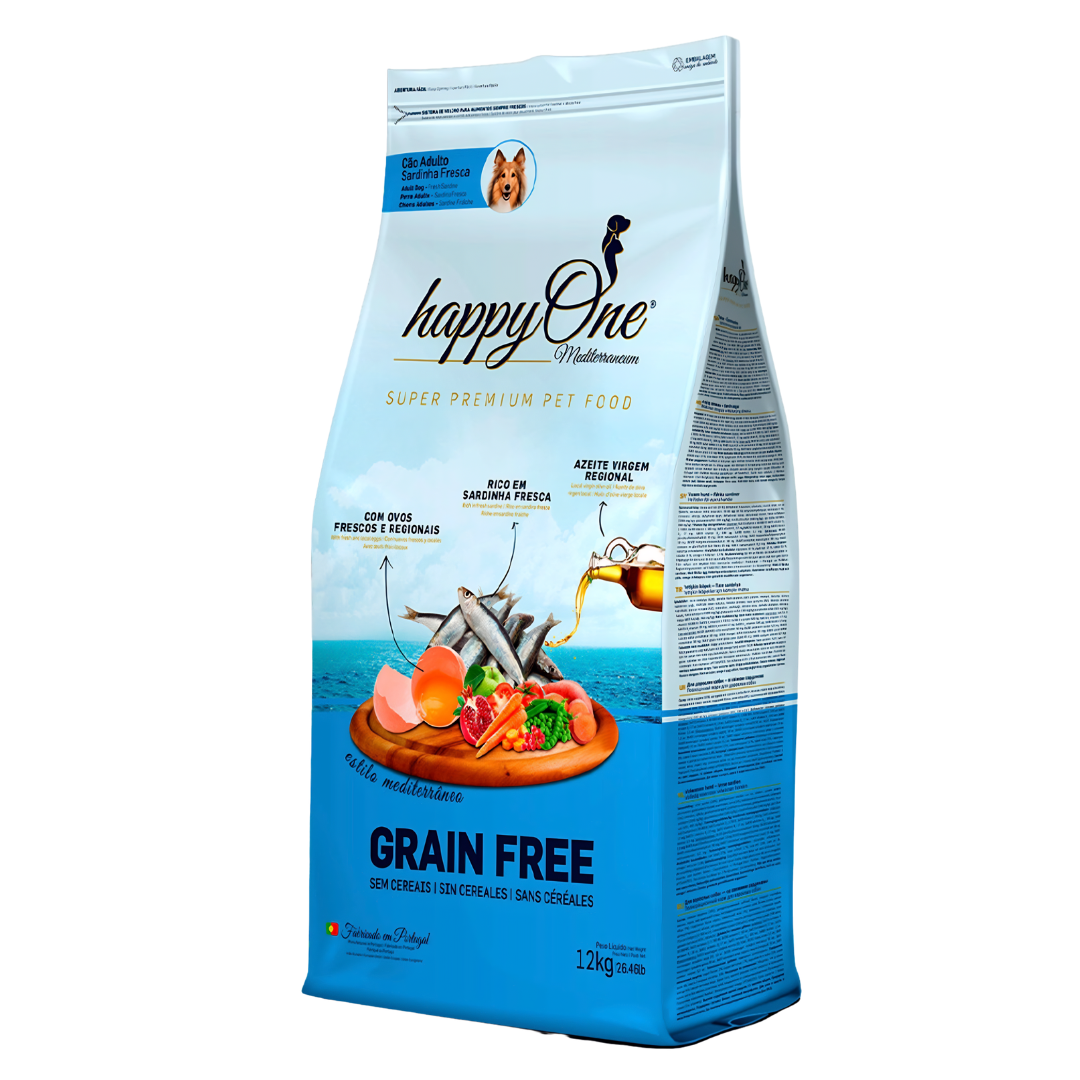 HappyOne Mediterraneum Adult Dog Sardine 3kg