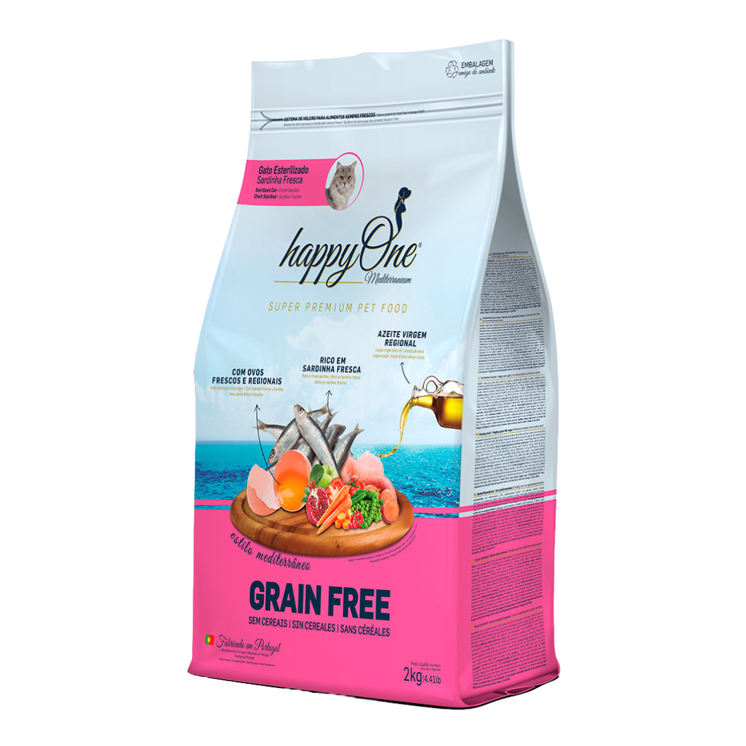 HappyOne Mediterraneum Cat Styerilised Sardine 2kg