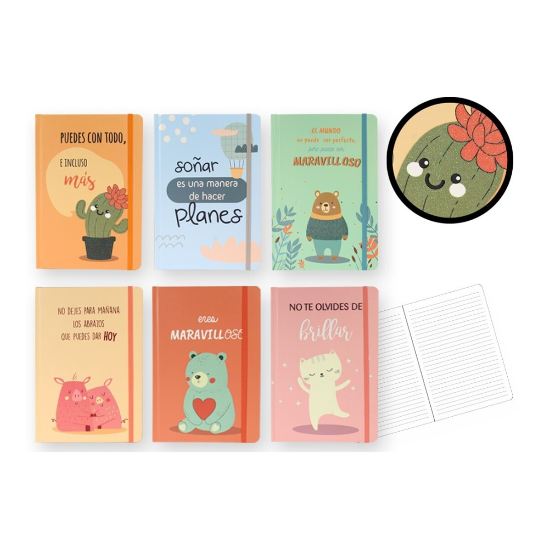 A5 Fantasy Glitter PSS notebook
