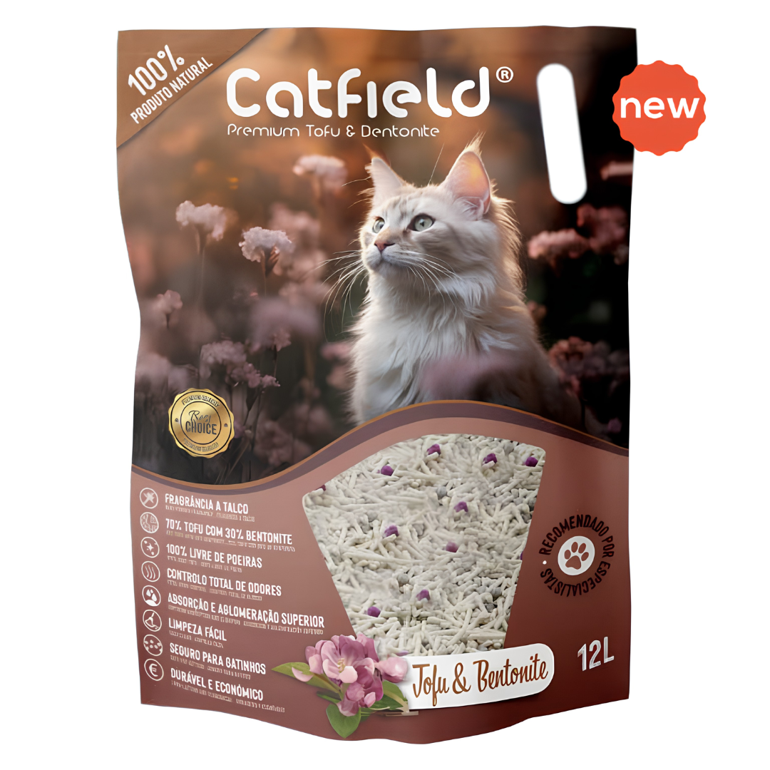 Tofu + Bentonite Cat Litter 12l CATFIELD GY