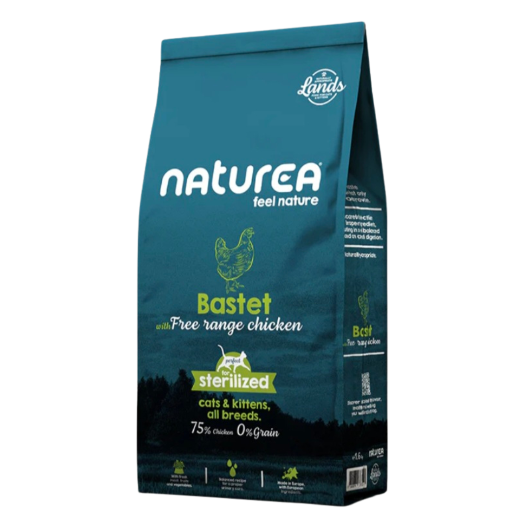 Naturea Cat Sterilized Lands Bastet Free Range Chicken 1,6kg PP