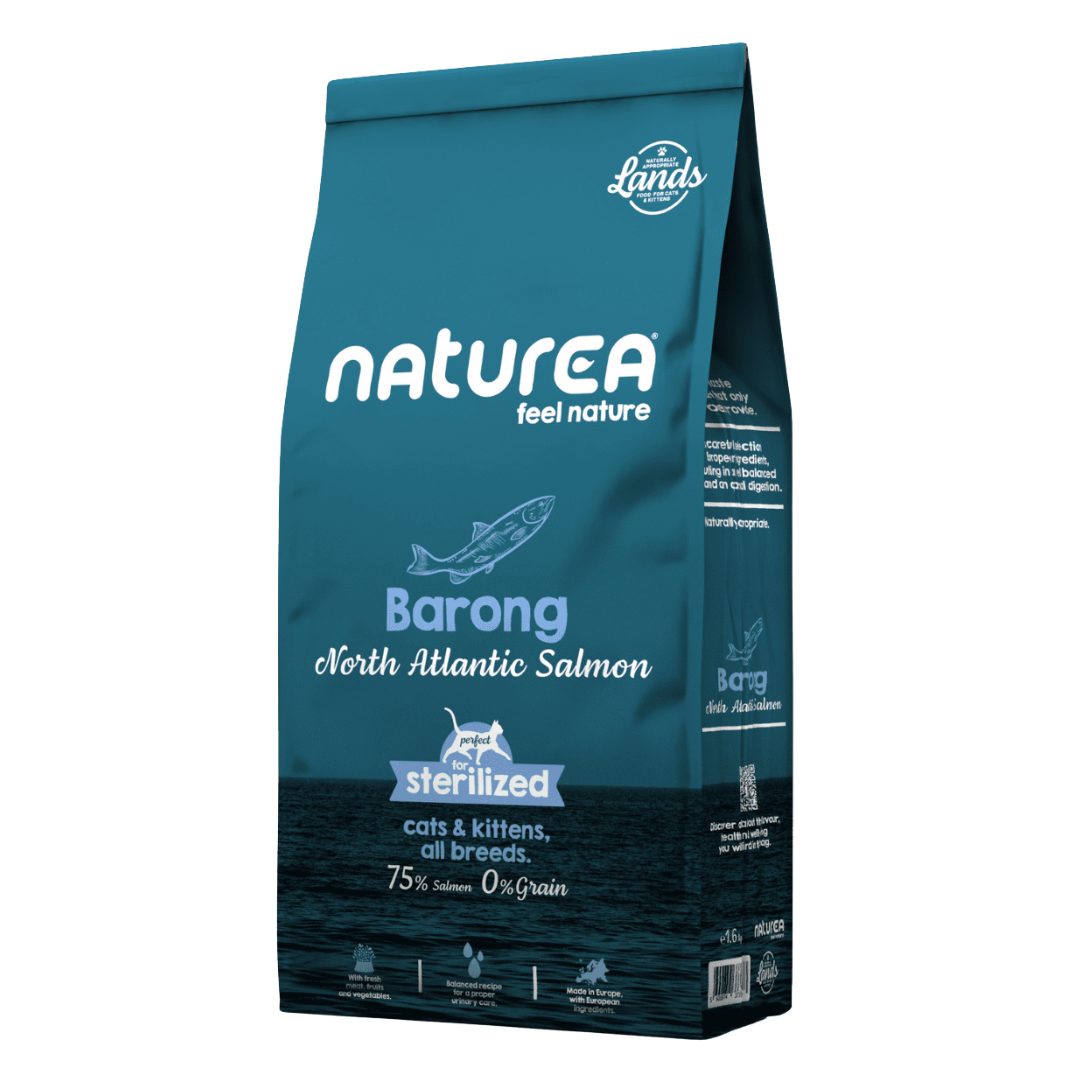 Naturea Cat Sterilized Lands Barong North Atlantic Salmon 1,6kg PP