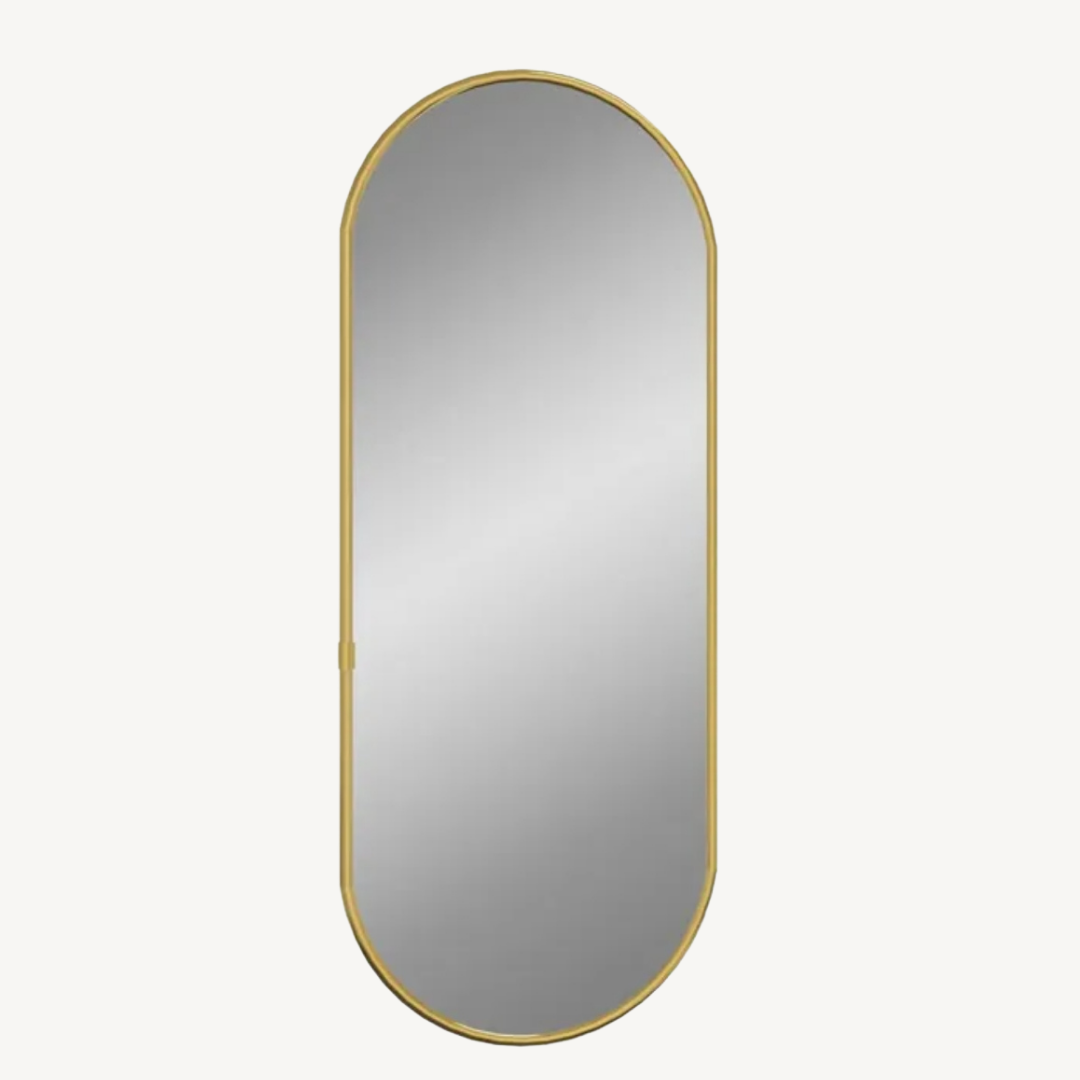 Mirror with gold frame, 46x122cm AB