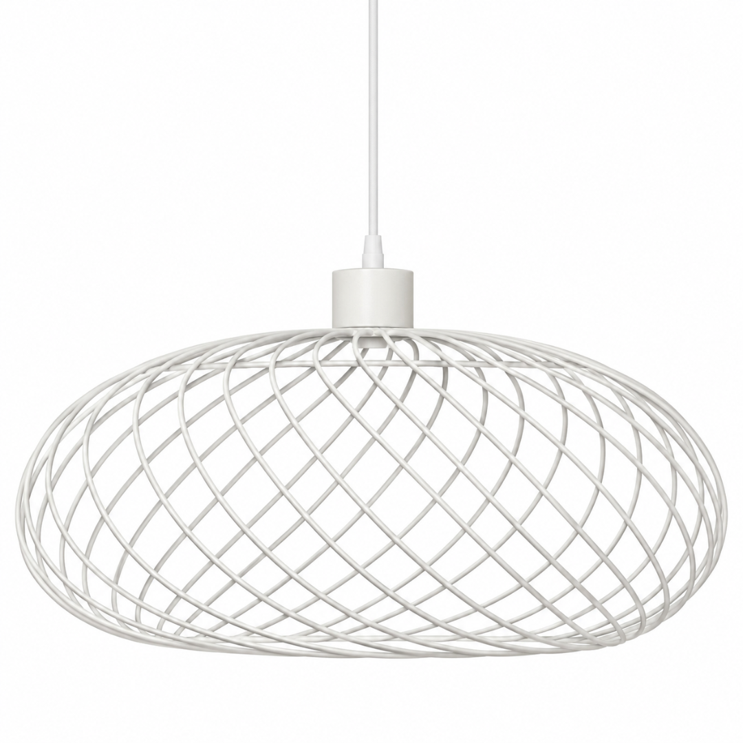 WHITE LAMP 42.5X18CM PN