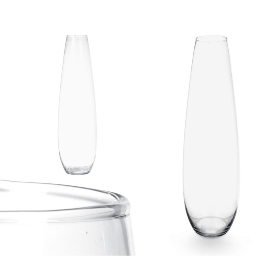 GLASS JAR WITH BASE, 50 CM AR