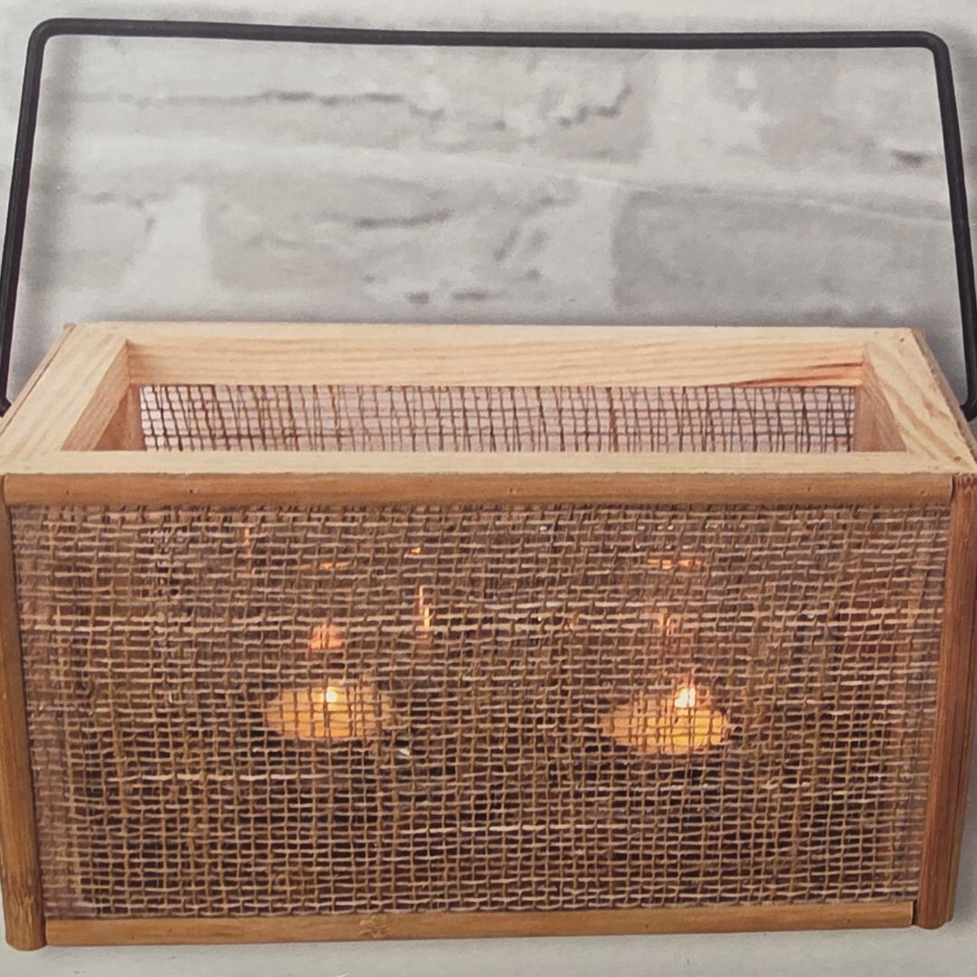 RATTAN AR Candle Holder