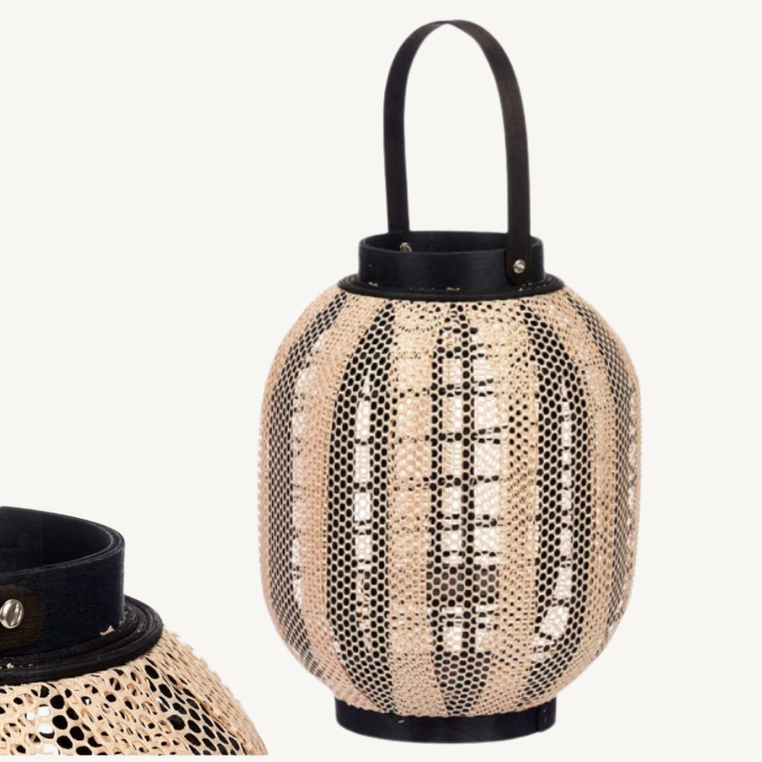 AR Oval Wing Candle Holder Lantern