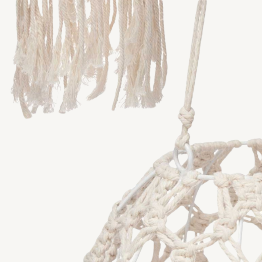 AR Conical Macramé Wing Candle Holder