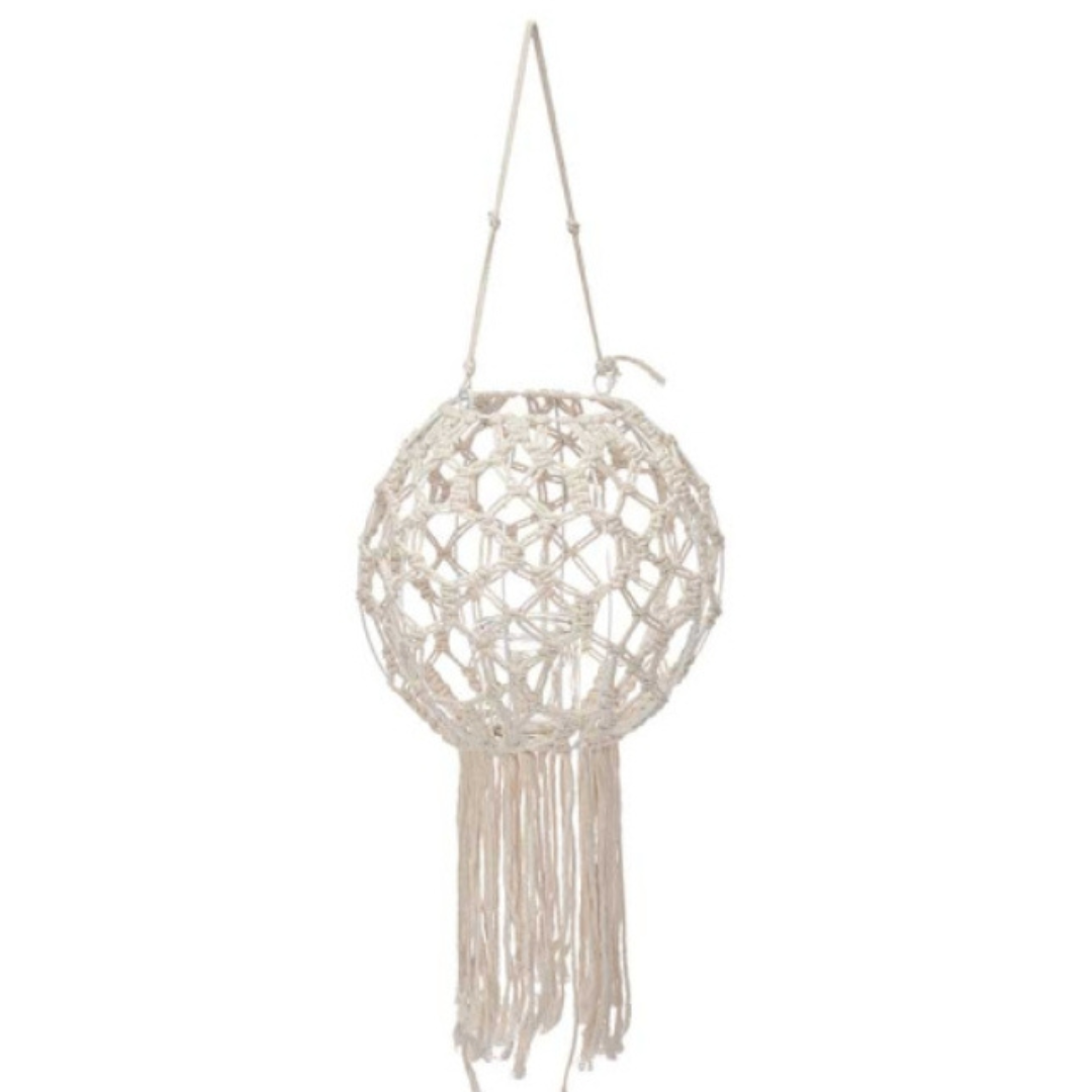 AR Conical Macramé Wing Candle Holder
