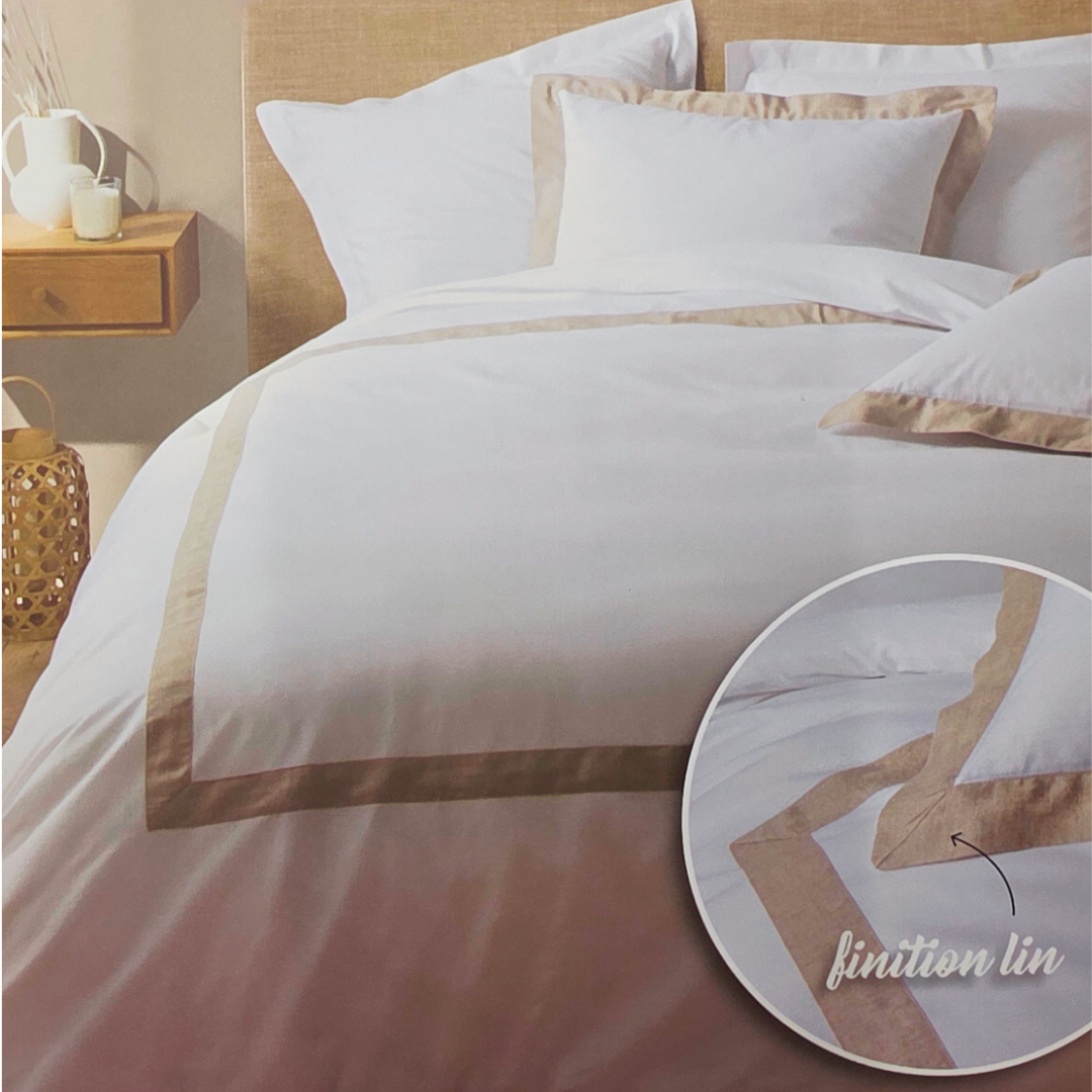 Jogo de Cama 3pçs 260x240cm Laurine Liso 57 Fios U10
