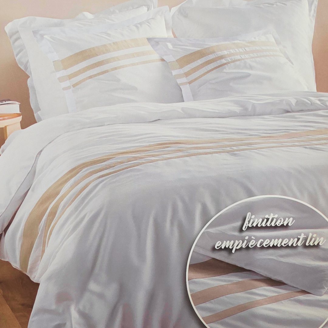 Jogo de Cama 3pçs 260x240cm Margaux Liso 57 Fios U10