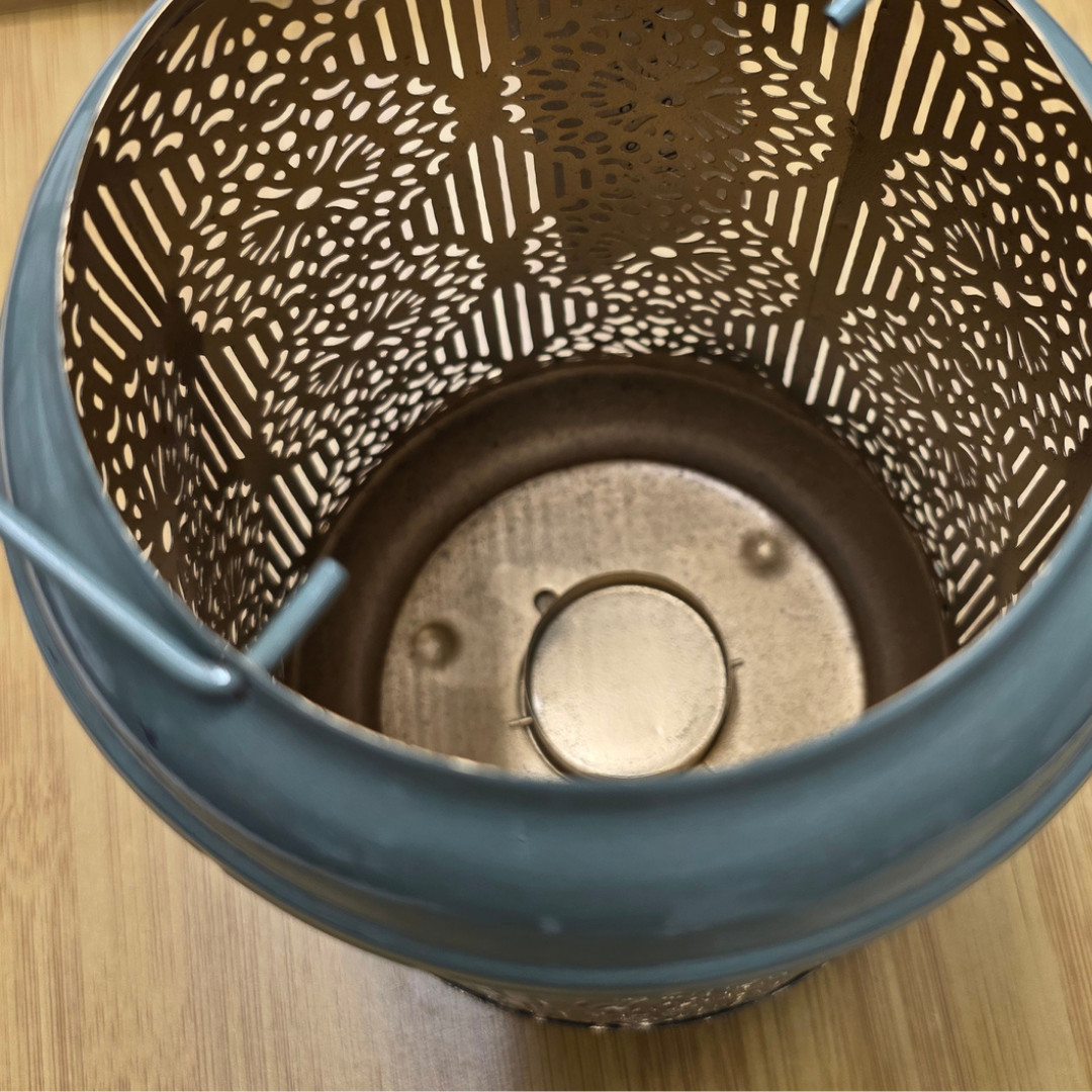 Porta-velas c/ asa 13x19cm KP