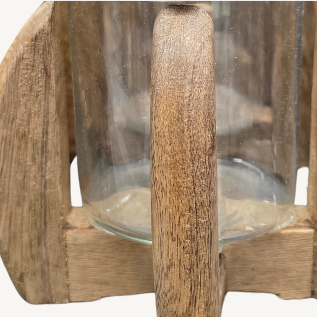 Natural candelabra 47x13x11cm KP