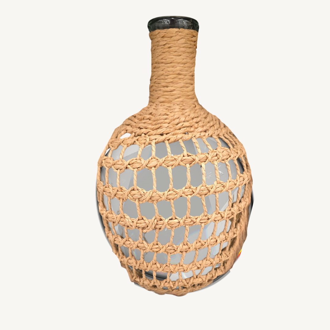 Bottle with paper, 18x31cm KP