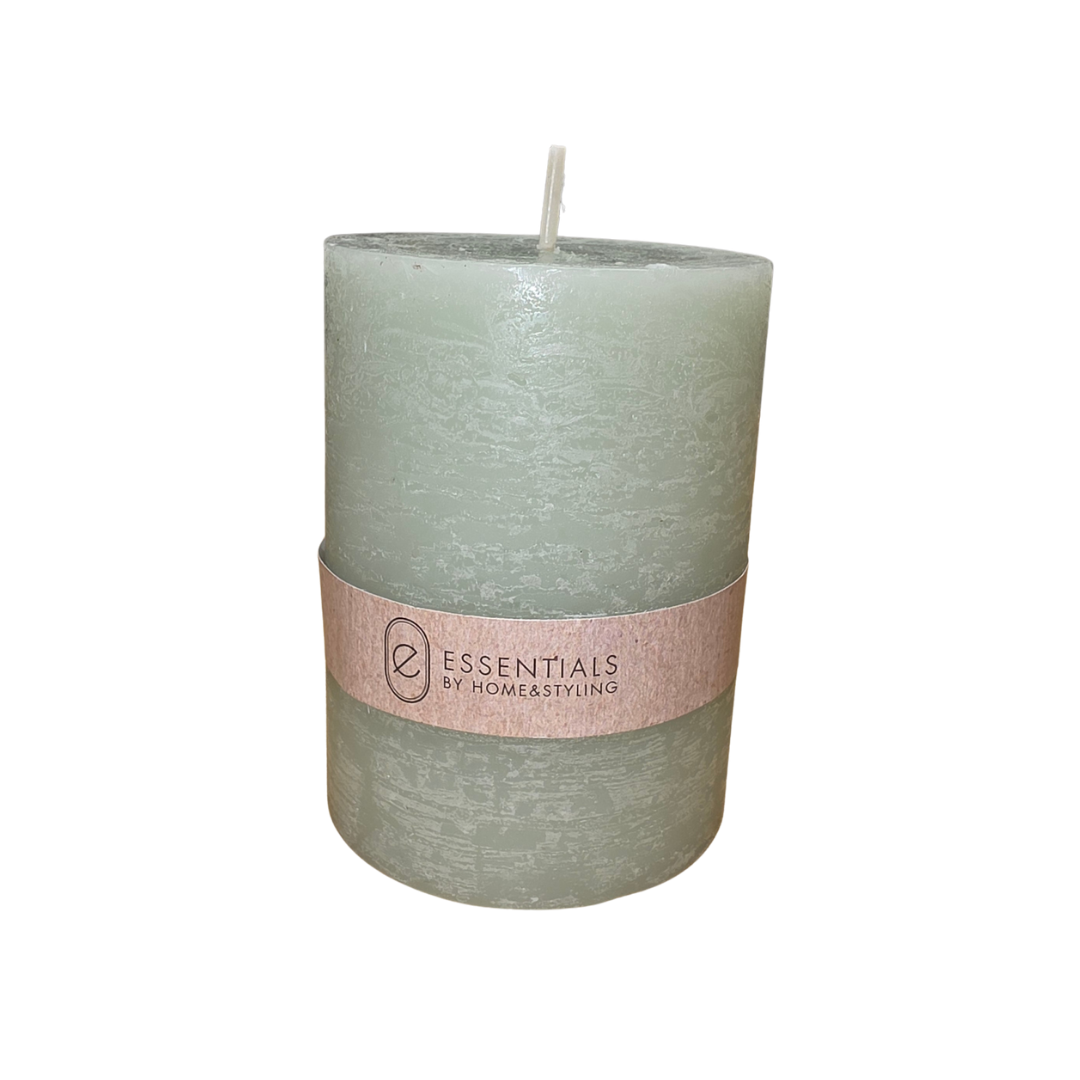 Rustic candle 6 x 8 cm KP