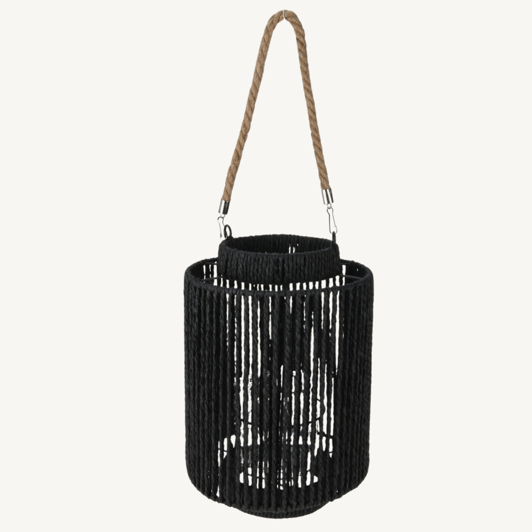 Black lantern Ø20 x height 26cm KP
