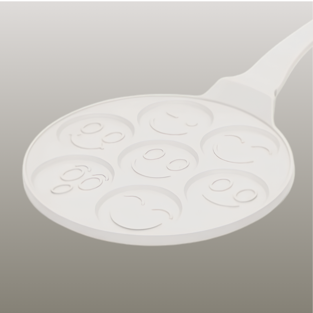 Frigideira Panquecas Emoji c/ 7 Cavidades 26cm; Coleção Sahara BLH