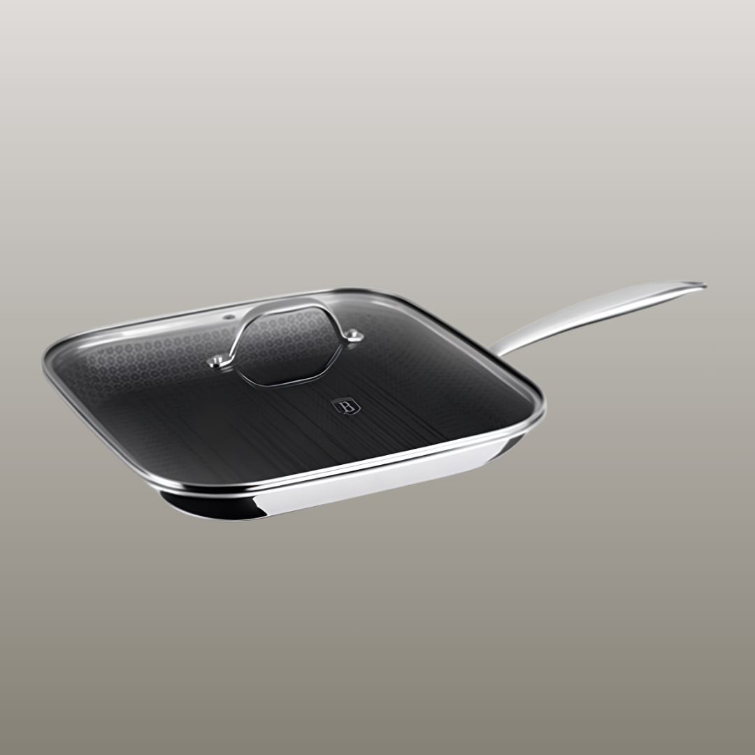 28cm Grill Frying Pan with Lid, Eternal BLH Collection