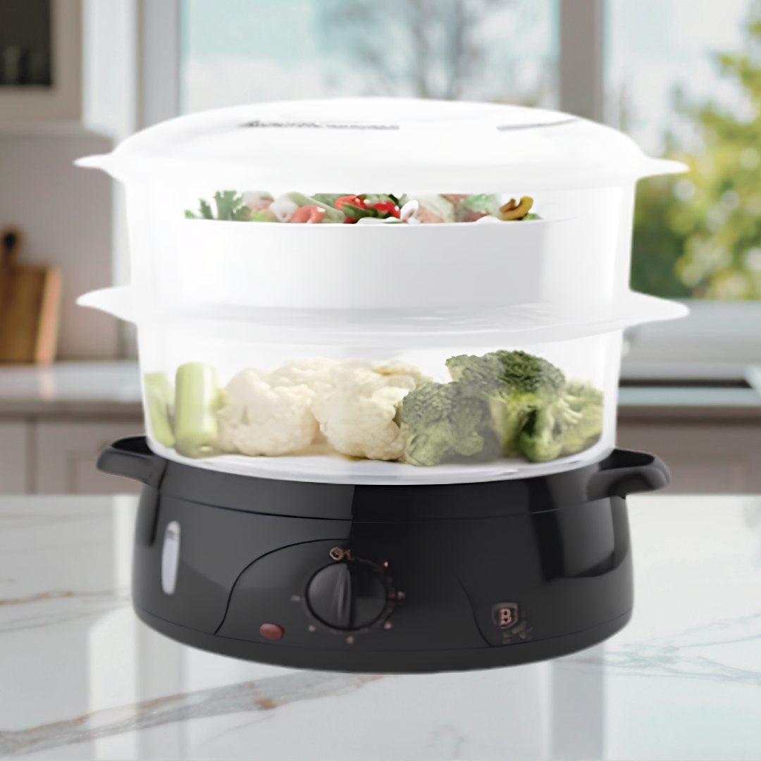 6L Electric Steam Cooker, Black Rose Collection BLH